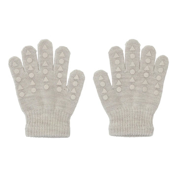 Rutschfeste Handschuhe für Babys und Kleinkinder – Merinowolle – sand - GoBabyGo
